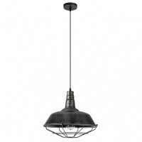 Distribuidor - Lâmpadas Diversas | Colgantes Rustica | COLGANTE FLAMENCO 1XE27 RUSTICO-PLATA REGX36X36 CM Ref: 132591010